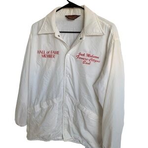 Vintage 80s Salem Middle School Swimming & Diving Hall of Fame Jacket